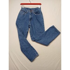 Vintage‎ LL bean fleece lined straight leg jeans womens Size 26
